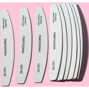 50 Stuks Nagelpolijstvijlen, Nagelblokbuffer, Schuurstrip Schuurstrip, Dubbelzijdige Polijststrip Nagelvijlen, Mini-vingernagelvijlen, Manicure Pedicure Tool