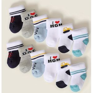 Pack van 6/12 paar snoepkleurige kindersokken, schattige jongens en meisjes terrycloth warme sokken voor herfst en winter