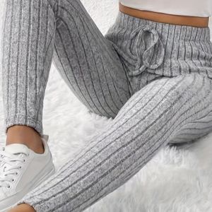 Franse Stijl Slim-Fit Enkelbroek met Elastische Taille - Kleur Winterbroek, Wasmachinebestendige Strakke Leggings voor Volwassen Gelegenheden, 9/10 Lengte (Niet Inbegrepen) - Collectie