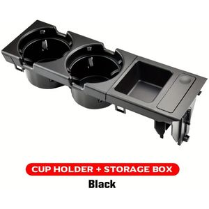 voor BMW 3 Serie E46 (1998-2006) Auto Middenconsole Bekerhouder & Flessenrek met Muntenbak - Duurzame ABS Interieur Accessoires, , ,
