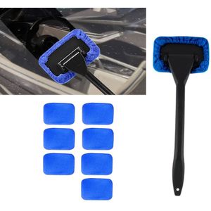 8-delige Groene Herbruikbare Auto Raamreinigingsset, Auto Schoonmaakbenodigdheden, Auto Voorruit Anti-condens Reinigingsborstel, Autowasborstel, Geen Nodig