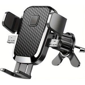 Phone Car Holder Air Conditioner Air Outlet Ventilation Card Link Hook 360 Degree Rotating Navigation Stand Mobile Phone Fixed Stand Universal