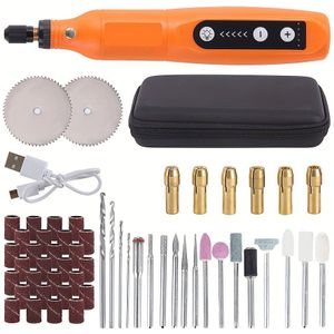 Electric Grinding Machine With Handheld Small Jade Carving Small Electric Drill Micro Drill, Equipped With Accessories And Storage Bags, Portable With