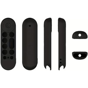 1 stuk hoes voor Google TV Streamer 4K Voice Remote, antislip & duurzame zachte hoes met lanyard, zacht & stevig