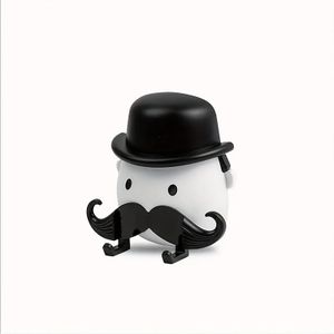 Cartoon Baard Scheerapparaat Houder, Zuignap, Handmatige Scheerapparaat, Hoge Kwaliteit, Modieus, Schattig, Badkamer Opslag, Scheerapparaat Houder, Cadeau voor Mannen, met Baard en Baard