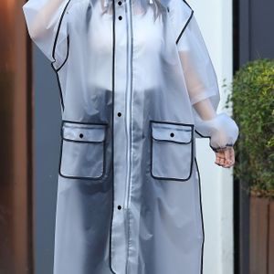 Regenjas Lange Volledige Lichaam Regenjas voor Mannen en Vrouwen Elektrische Scooter Enkel Fietsen Plus Reisregenjas Buitenkleding