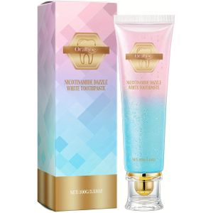 100g Niacinamide Bleekende Tandpasta - Diepe Reiniging, Frisse Adem met Pepermunt, Kokosolie & Aloë Vera, Dagelijkse Mondverzorging voor Mannen & Vrouwen