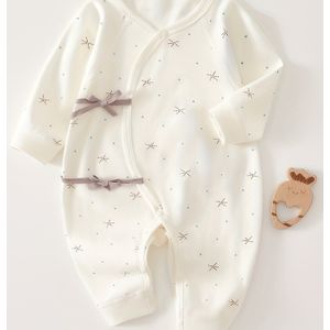 Baby onesies, pasgeboren kleding met bloemenpatronen, babykleding, wasbaar in de machine, 100% katoenen kleding voor alle seizoenen, geschikt als kindercadeau., Perfect voor buiten