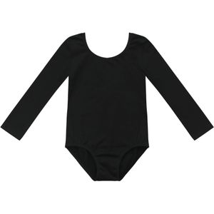 Meisjes bodysuit turnpakjes met lange mouwen Ballet Dans Gymnastiek Outfit Kinderkleding