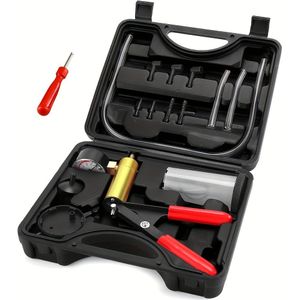 22-delige Auto Rembloedings- en Vloeistofpomp Kit met Vacuümpomp Tester, Klep Trekker en Mastercilinder Spoelgereedschap