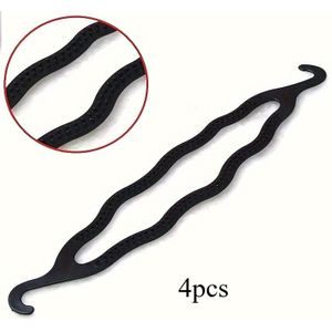 Bun Styler - Plastic Haar Krultang & Twistmachine met Warmtevrije , Eén-Pass Knopen/Krullen/Twists voor Nat/ Haar, Geen-Warmte Stijlen voor Thuis en Salon Gebruik (& Volwassenen)