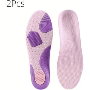 2pcs Lightweight Eva Foam Insoles With Arch Support For Sneakers And Flats - Breathable, Odorless, And In Multiple Sizes, Breathable Foot Care Inserts|arch Support Insoles|eva Foam Insoles