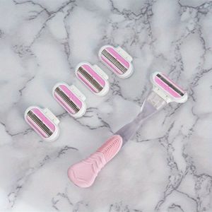 Venus Compatibele Veiligheidsscheermesjes Voor Dames, Zonder Olie, Voor Gezicht//Arm/ Bikini, Geschikt Voor Combinatiehuid, Haarverwijderings- En Scheeraccessoires