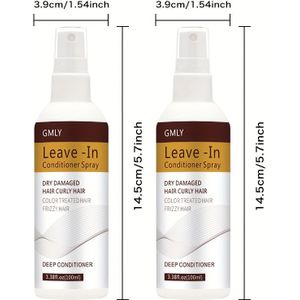 Koop 1, Krijg 1 - Conditioner Spray, Zijdezacht Haarspray - Hydraterend met , Arganolie, Jojoba-olie, Kokosolie en Aloë Vera, Geschikt voor Alle Haartypes, Bescherming tegen tot 450°F