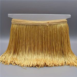 Xywae 10m Bulk Fringe Kant voor DIY Latijnse Danskostuums, Podiumjurk Decor, Kwastenvlaggen voor Jurken & Performance Outfits - Geassorteerde Kleurenpakket (Wit, Rood, Zwart, Goud)