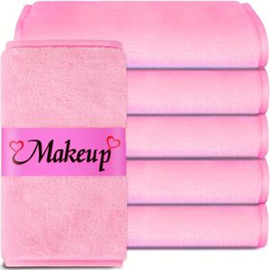 6st Ultra-Zachte Microvezel Make-up Verwijderingsdoekjes - Herbruikbaar, Hypoallergeen Gezichtsreinigingsdoekjes voor Alle Huidtypes, Geurvrij