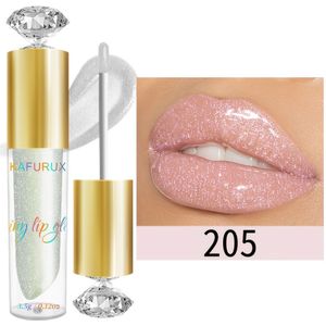 Langhoudende Lipglans met Natuurlijke Glans & Schittering - Waterdichte, Niet-Kleverige Formule in Levendige Oranje, , , Roze, Blauwe Tinten