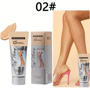 Verbergende Beencreme, Natuurlijke Look Crème, Waterdicht, Verheldert de Huidskleur, Beenverzorgingscrème, Isolatie, Verbergen, -in-één Natuurlijke Hydratatie