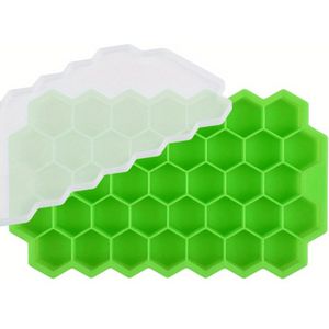 1pc/4pcs Honeycomb Silicone Ice Tray - 37 Grids Hexagon Ice Cube Mold, For Perfect Shaped Ice Cubes And , For Home Kitchen