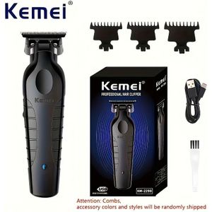 Elektrische Haartrimmer KM-2299 Grensoverschrijdende Elektrische Duwer USB Oliekop Snijden Schaar Kapperszaak Trimmer