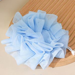 2-in-1 Ophangbare Bad Spons & Zeepbespaarder - Herbruikbaar, Draagbaar Schuurschort voor Gemakkelijk Rugwrijven, Ideaal voor Thuis en op Reis, Roze, Wit, Blauw