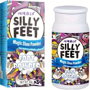 Voetdeodorantpoeder - Verwijd de geur, je voeten en vochtabsorberend, perfect voor schoenen en buitenactiviteiten, geschikt voor alle lichte beige types, een voetverzorgingsproduct