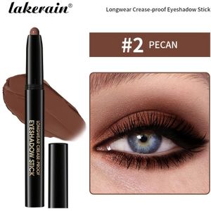 Lakerain Cream Eyeshadow Stick - Matte & Shimmer Formule, Long-Lasting Waterproof & Sweat-Resistant, Opties (, , Goud, Groen,