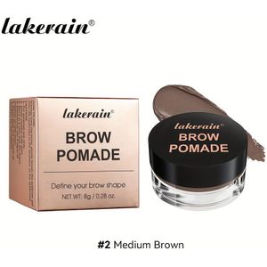 Lakerain Waterproof & Zweetbestendige Wenkbrauw Pomade - Langhoudende Wenkbrauwcrème met Natuurlijke /Blond/Rood