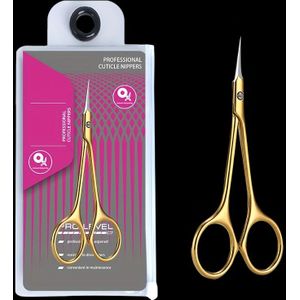 1st Professionele Nagelriemschaar, Ultrascherpe Roestvrijstalen Manicurescharen met voor Precieze Verwijdering van Dode Huid, Nagelverzorgingspincet Duwtool