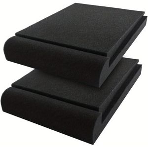 Een Paar Geluidsisolatiepads Met Afmetingen 11.02"×7.48"×1.57" Voor Luidsprekers, Ontworpen Om Luidsprekertrillingen En Echo's Te Verminderen, Om De Kwaliteit Van Het Geluid Te Verbeteren.