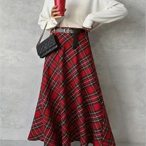 print, hoge taille rok, casual A-lijn maxi rok voor lente en zomer, dameskleding