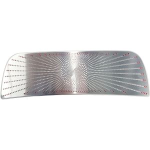 Premium Gevoel Roestvrijstalen C/E/GLC W205 W213 X253 Achterventilator Luidspreker Cover - Strak Geperforeerd Ontwerp met Draaiend , Geschikt voor 2015-2023 Modellen