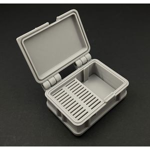 24-kaarten Micro SD-kaart opbergdoos | Geschikt voor 24 Micro SD-kaarten en adapters, draagbare flashgeheugenkaart organizer, gemaakt van PC-materiaal - Exclusief SD-kaarten