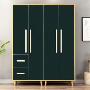 1 Rol Matte Kleur Donkergroen Zelfklevend Behang Meubelkast Decal Vinyleen DIY Schil en Plak Behang Contactpapier Geschikt voor Keuken, Badkamer, Woonkamer Huisdecoratie