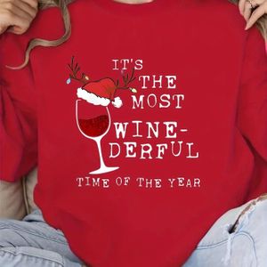 Grafische Print Sweatshirt, Casual Sweatshirt met Ronde Hals voor Winter & Herfst, Dameskleding