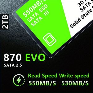 Intelligente koelende SSD draagbare schijf, 128GB/1TB/2TB ultra- opslagcapaciteit, breed compatibiliteit met hoge snelheidsschijven, stabiele prestaties, geschikt als cadeau