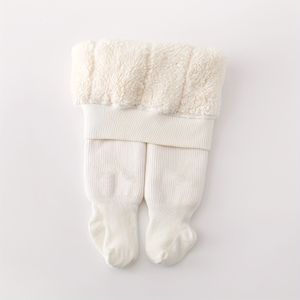Kinder Winter Tights 1-Pack Gezellige Fleece-gevoerde Dikke Gebreide Leggings, Gestreept Polyester-Katoen Blend met Spandex, Handwas, Warm voor Kinderen 12 en Onder - Herfst/Winter Collectie