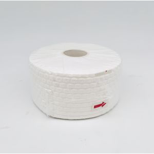 Een rol van 500 droge nagellakverwijderdoekjes voor manicure en nagelreiniging.