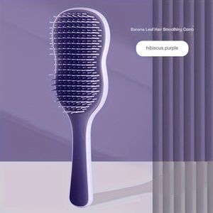 1pc Banana Hairdressing Comb Fluffy Hair Styling Comb Scalp Massage Hair Comb