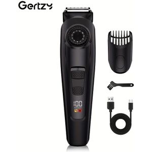 Elektrische baardtrimmer, Mannen haartrimmer, verstelbare haartimmer, intelligente digitale display, USB oplaadbare baardtrimmer, voor het knippen van haar en baard, Vaderdagcadeau