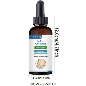 TRSTAY Teennagel- en Vingernagel Essentie - Een verfrissende en hydraterende formule met hyaluronzuur, met en niet-irriterende ingrediënten. Het is geschikt voor lichtbeige.