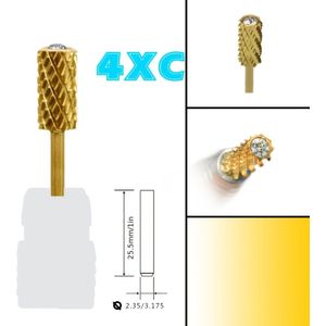 Gouden Nagelboormachine Vervangende Boorkop, Nagelgelverwijdering Polijstgereedschap, Pedicure Manicure Slijpen Nagelvijl Boorkop, Manicure-accessoires Nagelbuffer Polijstmachine Slijpmachine