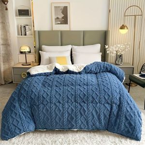 Jacquard Dekbed | Zacht, Comfortabel, Huidvriendelijk, Machinewasbaar, Ideaal voor Slaapkamer en Hotelgebruik, Polyester Hoes, Microfiber Vulling.