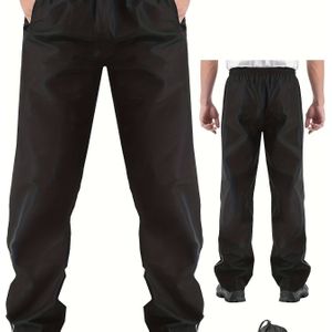 Heren Waterdichte Winddichte Regenbroek - Lichtgewicht Ademende Outdoor Broek met Losse Pasvorm & Zakken, Winddicht Geschikt voor Wandelen, , Werk - Casual Kleding (Handwasbaar)