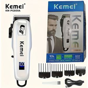 Kemei PG809A Elektrische Haarknipmachine Draadloze Trimmer Mannen Professionele Clipper Machine Oplaadbare Haarsnit
