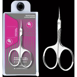 1pc Professionele Ambidextere Cuticulaire Schaar, Ultra-Scherp RVS Manicure , Tippontwerp voor Precisie Dode Huidverwijdering, Nagelverzorging Tangduwer Tool, Geurloos