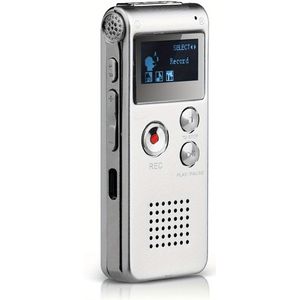 HOOTU 8G Oplaadbare Digitale Spraakopnemer met 8GB Geheugen en MP3-speler - Compact, langdurig, tot 650 uur opname