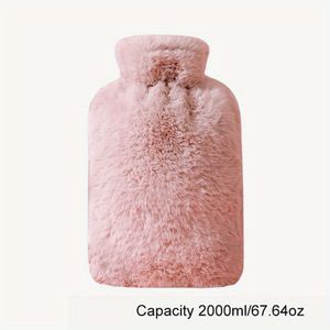 1pc 1000ml/ 2000ml Large Capacity Plush Hot Water Bag: PVC Material, Hand Warmer Perfect for Bed sinterklaas