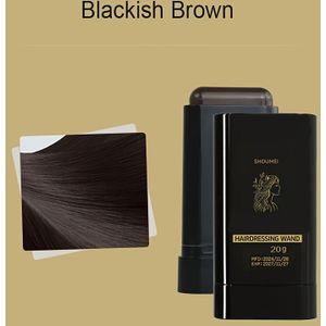 Draagbare Tijdelijke Haarverfstick - Snelle Grijsbedekking, Langdurig, Eenvoudige Toepassing voor Alle Haartypes, Inclusief Applicatorborstel, Haar Touch-Up|Strak Ontwerp|Romige Textuur