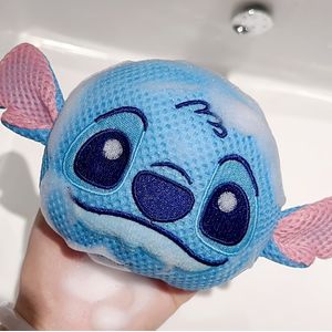 1 Stitch Bad Spons, Schattige Cartoon Bad Schuimbal, Douchespons,Was Spons,Acht Karakter Spons,Leuk Badartikel,Zachte Exfoliatie,Zachte Spons,Disney Merchandise,Familiebadkamer